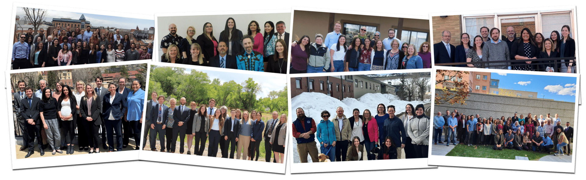 Collage of OSPD Office Group photos