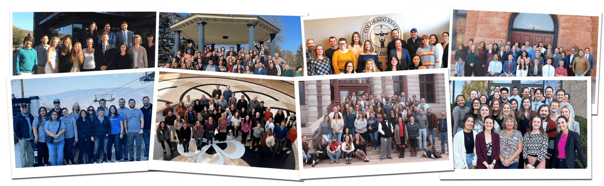 Collage of OSPD Office Group photos